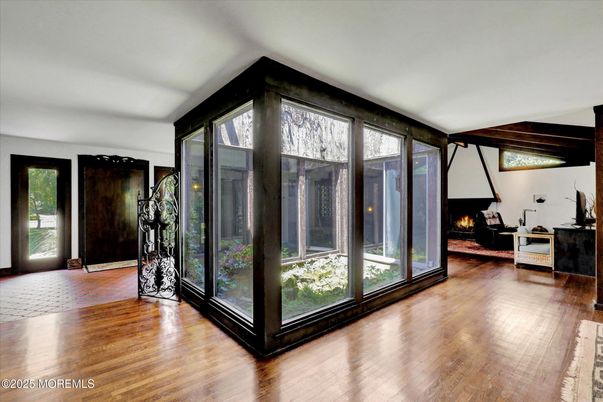 Fireplace, Interior, Wood Texture Flooring