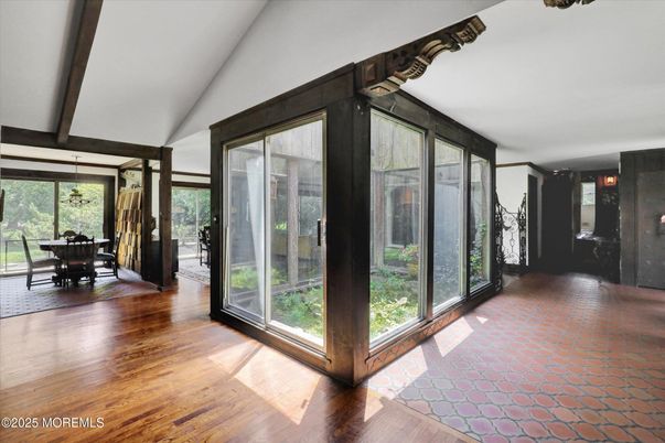 Dining room, Interior, Wood Texture Flooring