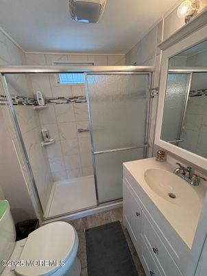 Bathroom, Glass Shower, Interior, Marble Walls