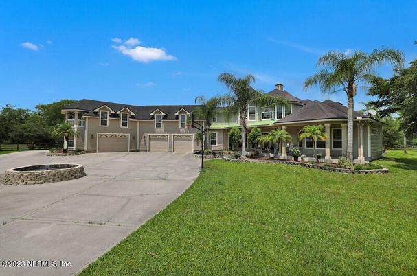 Attached, Backyard, Exterior, Facade, French Provincial