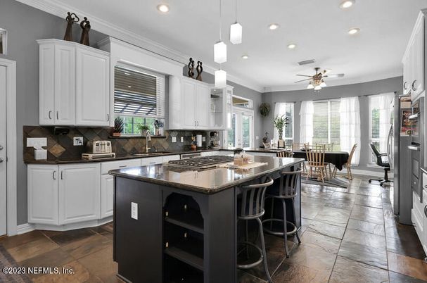 Dining room, Interior, Kitchen, Pendant Lights, Recessed Lighting