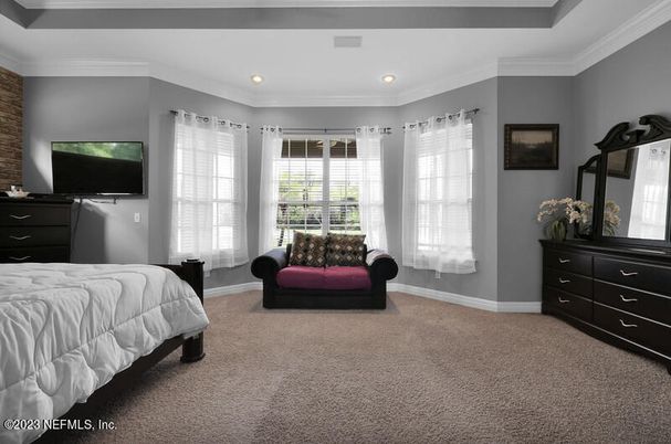 Bedroom, Interior, Recessed Lighting