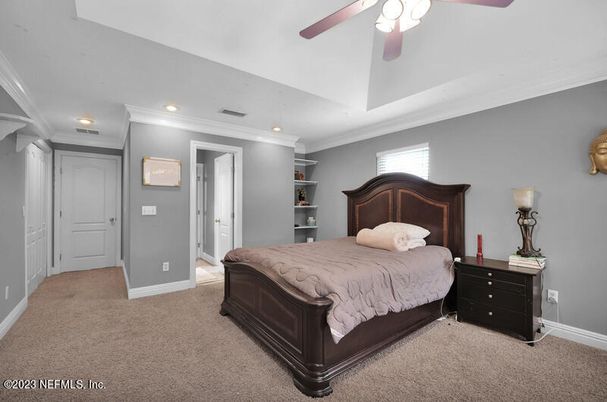 Bedroom, Interior, Recessed Lighting