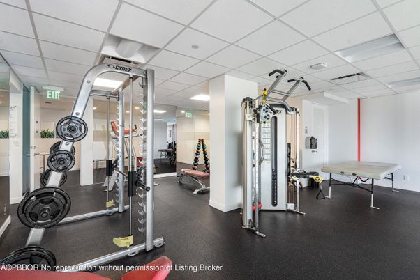 Fitness Equipment, Interior, Recessed Lighting