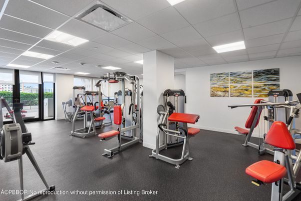 Fitness Equipment, Gym, Interior, Recessed Lighting