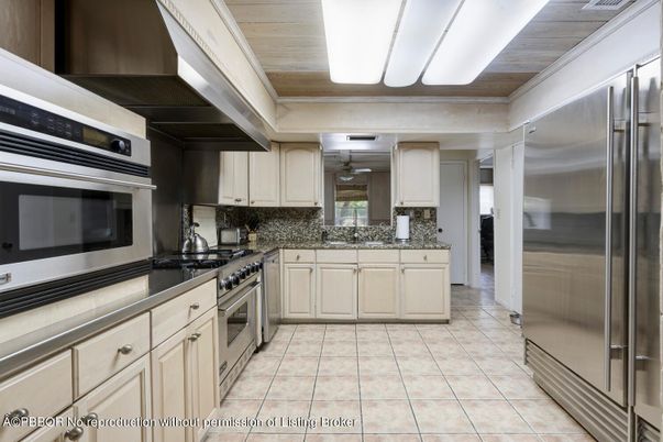 Interior, Kitchen, Stainless Steel Appliances, Wooden Ceilings