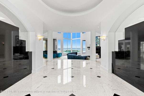 Interior, Marble, Recessed Lighting, Water