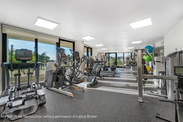 Fitness Equipment, Gym, Interior, Recessed Lighting