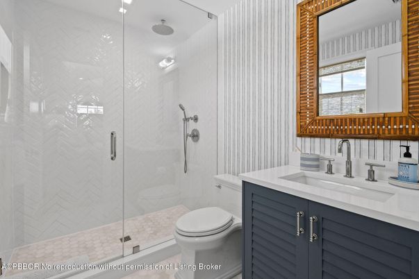 Bathroom, Glass Shower, Interior, Tile Countertops