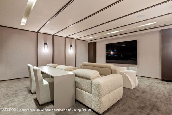 Dining room, Interior, Projection Screen, Theatre Room