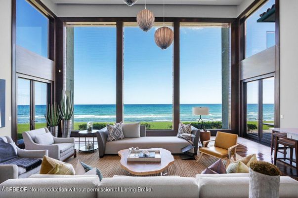 Interior, Living room, Pendant Lights, Water, Wood Texture Flooring