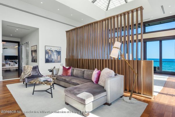 Interior, Living room, Recessed Lighting, Water, Wood Texture Flooring