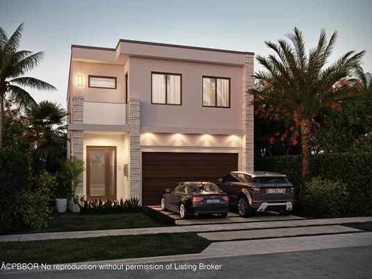 Attached, Exterior, Facade, Modern