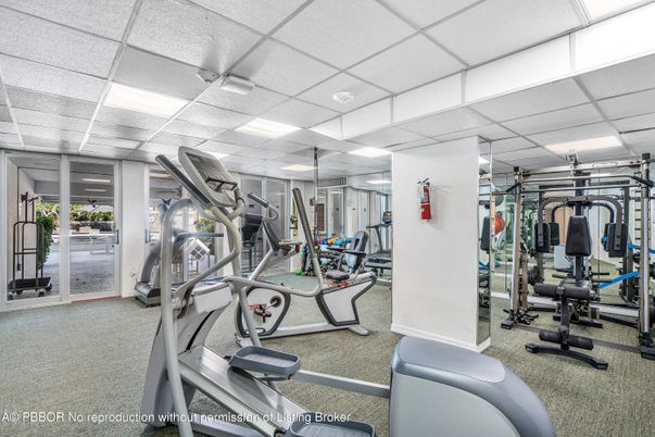 Fitness Equipment, Gym, Interior, Recessed Lighting