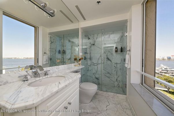 Bathroom, Glass Shower, Interior, Marble, Marble Walls, Water