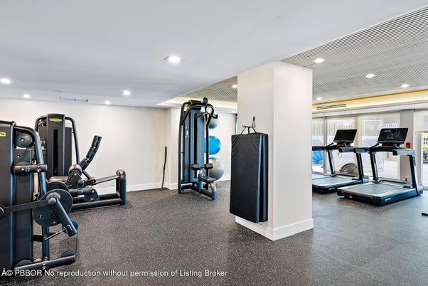 Fitness Equipment, Gym, Interior, Recessed Lighting