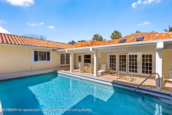 Exterior, Pool, Solar Panels