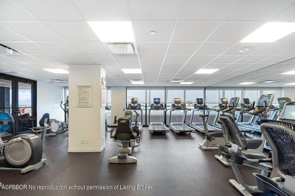 Fitness Equipment, Gym, Interior, Recessed Lighting