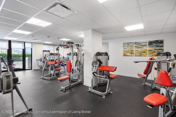 Fitness Equipment, Gym, Interior, Recessed Lighting