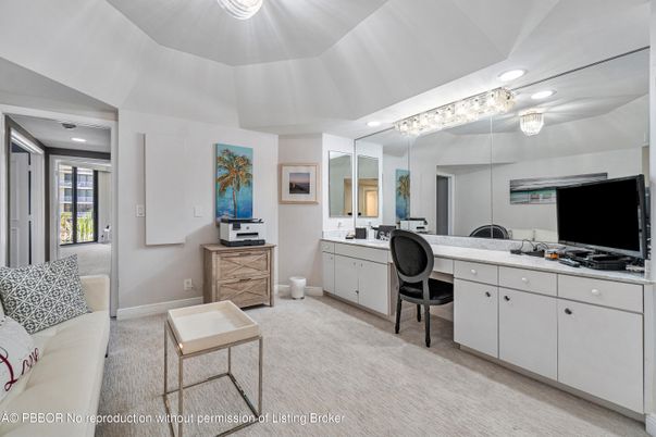 Home Office, Interior, Recessed Lighting