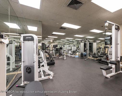 Fitness Equipment, Gym, Interior, Recessed Lighting