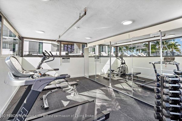 Fitness Equipment, Gym, Interior, Recessed Lighting