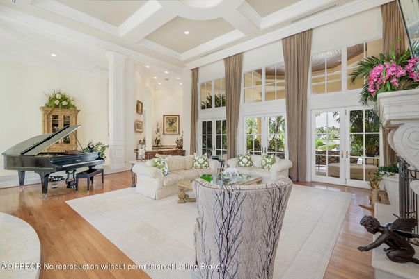 Fireplace, Interior, Living room, Piano, Recessed Lighting, Wood Texture Flooring