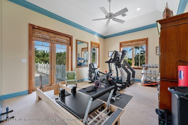 Fitness Equipment, Gym, Interior, Recessed Lighting