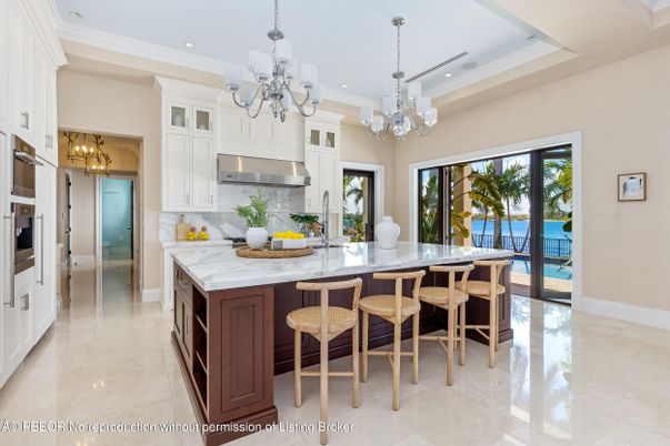 Chandelier, Interior, Kitchen, Recessed Lighting, Stainless Steel Appliances