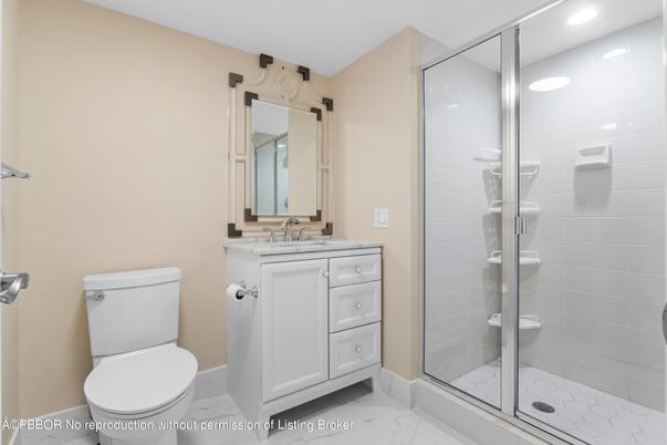 Bathroom, Glass Shower, Interior, Marble, Recessed Lighting