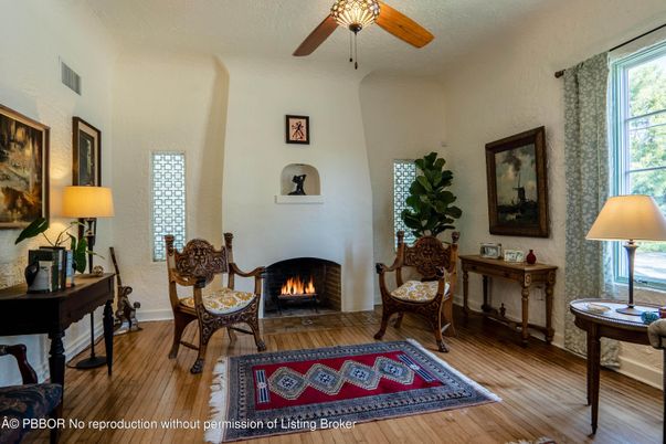 Fireplace, Interior, Wood Texture Flooring