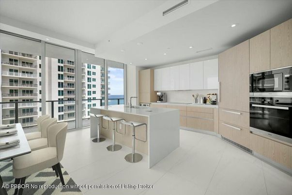 Interior, Kitchen, Recessed Lighting, Stainless Steel Appliances, Water