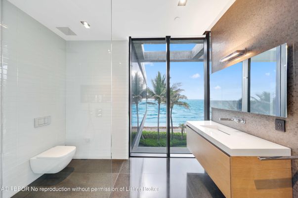 Bathroom, Glass Shower, Interior, Recessed Lighting, Water