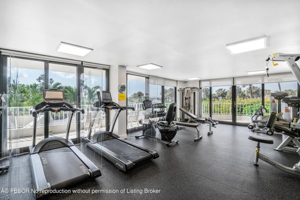 Fitness Equipment, Gym, Interior, Recessed Lighting