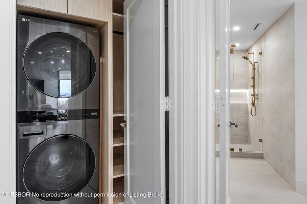 Bathroom, Interior, Recessed Lighting, Utility Closets, Washer