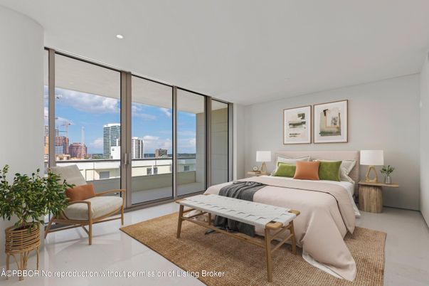Bedroom, Interior, Recessed Lighting, Water