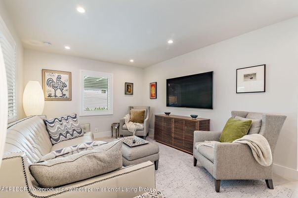 Interior, Living room, Recessed Lighting