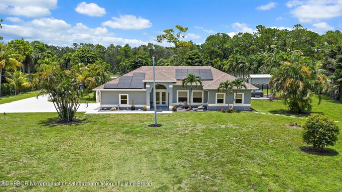Backyard, Exterior, Solar Panels