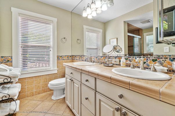 Bathroom, Dual Sink Vanities, Interior, Tile Countertops