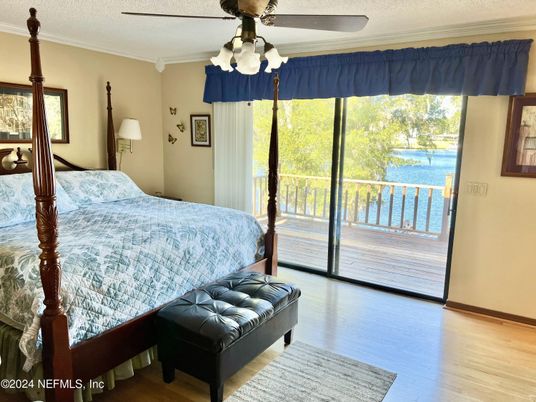 Bedroom, Interior, Water, Wood Texture Flooring