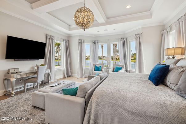 Bedroom, Home Office, Interior, Pendant Lights, Recessed Lighting