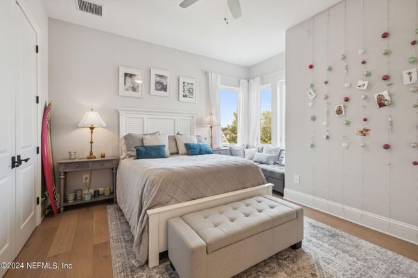 Bedroom, Interior, Wood Texture Flooring