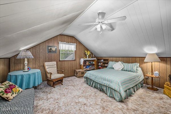 Bedroom, Interior, Wooden Walls