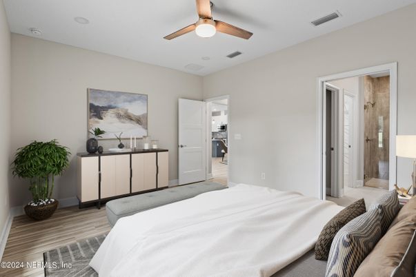 Bedroom, Interior, Wood Texture Flooring