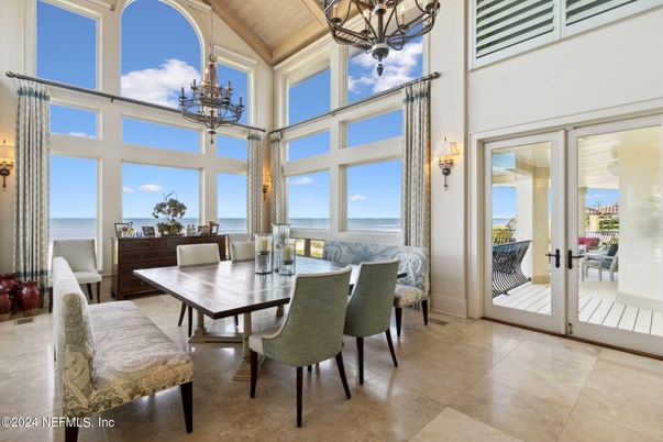 Chandelier, Dining room, Interior, Water