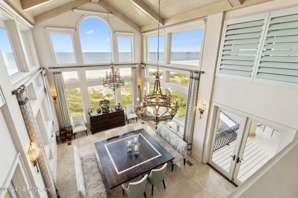 Chandelier, Interior, Living room, Water, Wooden Ceilings
