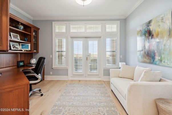 Home Office, Interior, Wood Texture Flooring