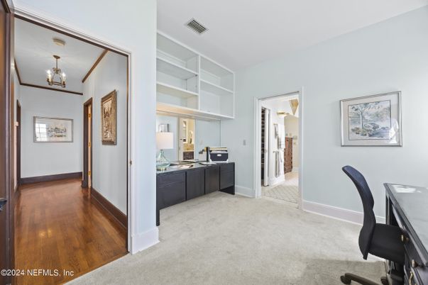 Home Office, Interior, Wood Texture Flooring
