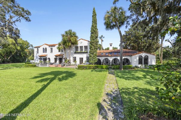 Backyard, Exterior, Facade, Spanish Mediterranean