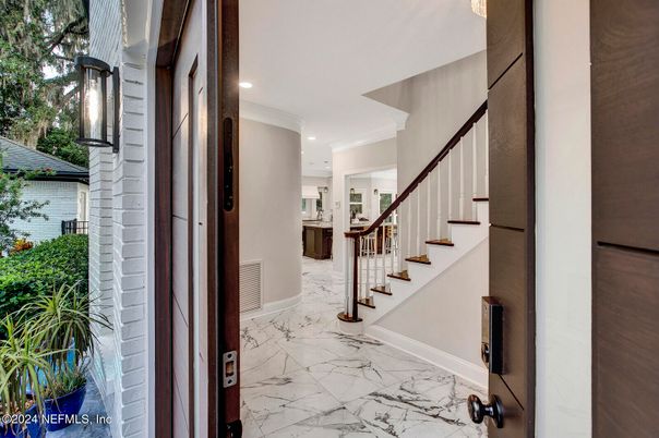 Interior, Marble, Recessed Lighting